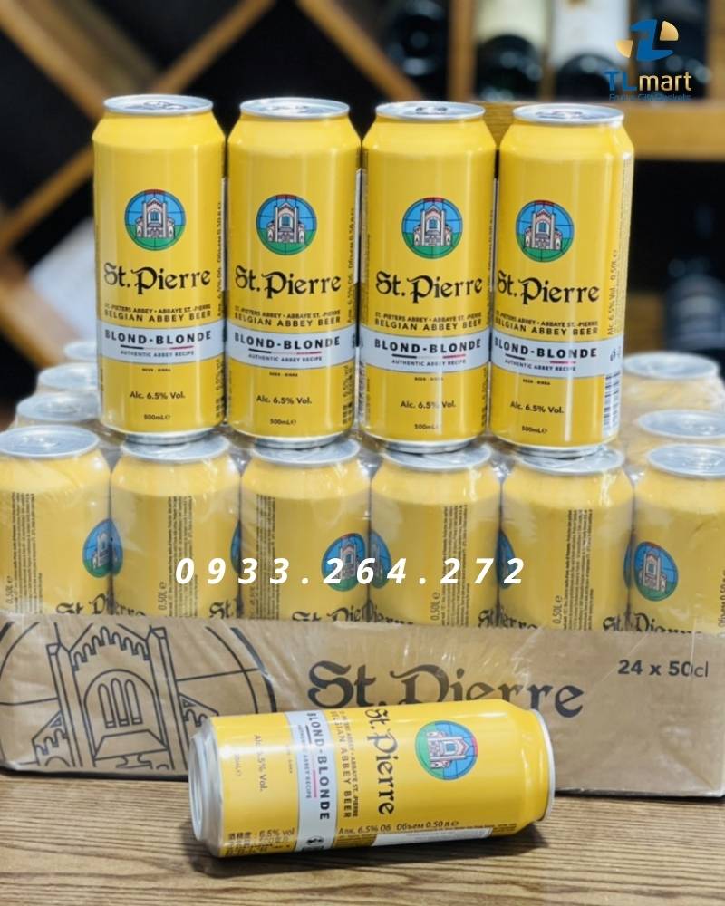 Bia St Pierre Bà Rịa Vũng Tàu – Bia Bỉ Lon 500ml Cho Tiệc Và Biếu Tặng Mua Bia St Pierre Tại TL Mart Bà Rịa Vũng Tàu
