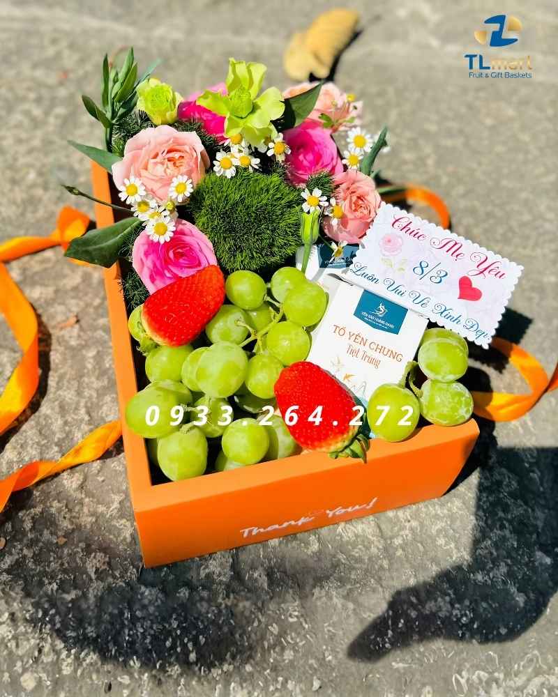 Giỏ Hoa Quả Nhập Khẩu Tại Vũng Tàu Cao Cấp, Sang Trọng giỏ hoa quả biếu giá rẻ tại Vũng Tàu